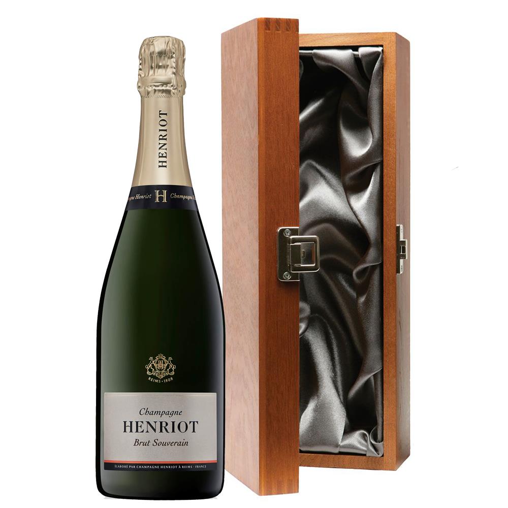 Henriot Brut Souverain Champagne 75cl in Luxury Gift Box